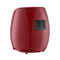 خالية من الزيت الأحمر المقلاة الهواء 1500W 4.6L مع ارتفاع درجة الحرارة حماية CE بنفايات معتمد